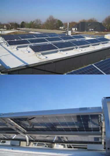 Cool roof panef FV bifacial