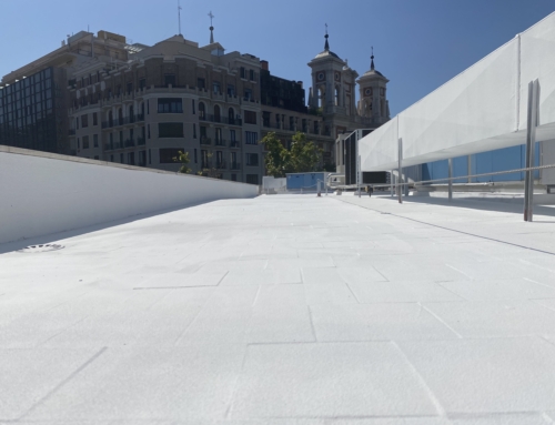 Cool Roof Oficina Banco Madrid